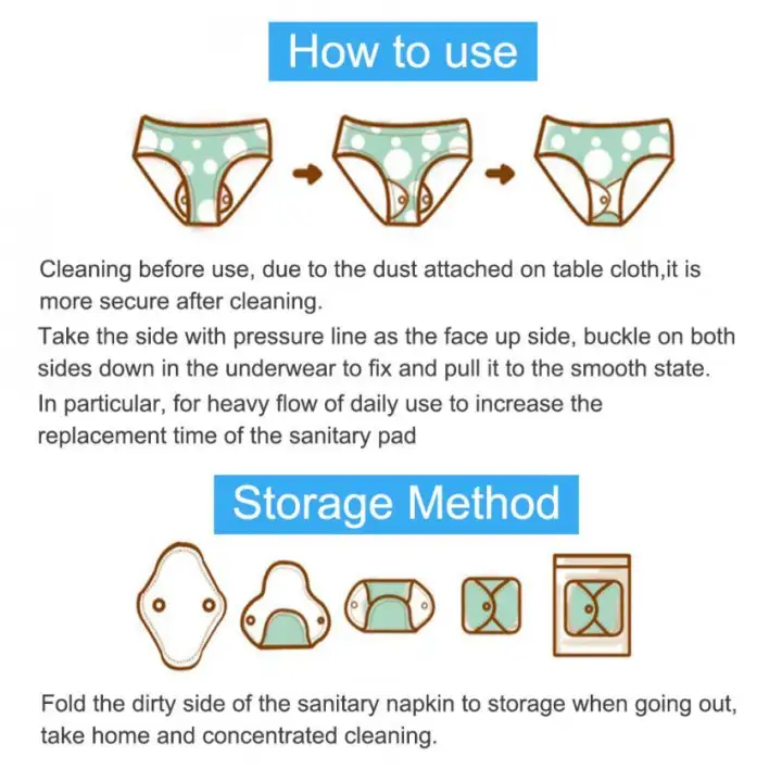 how to use sanitary pads