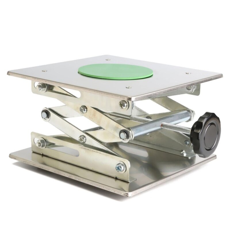 8 Adjustable Lift laboratory Jiffy Jack Stainless Steel Lab Platform 200x200mm nhập khẩu