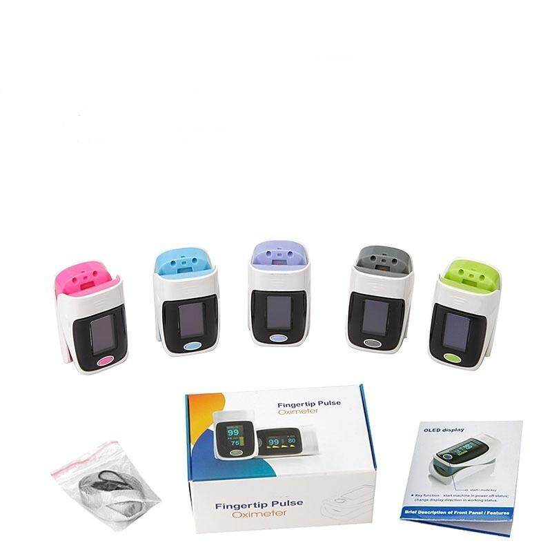 Alarm&BP Fingertip Pulse Oximeter Blood Oxygen Saturation SpO2 Monitor with Lanyard Blue Color:Green Size: bán chạy