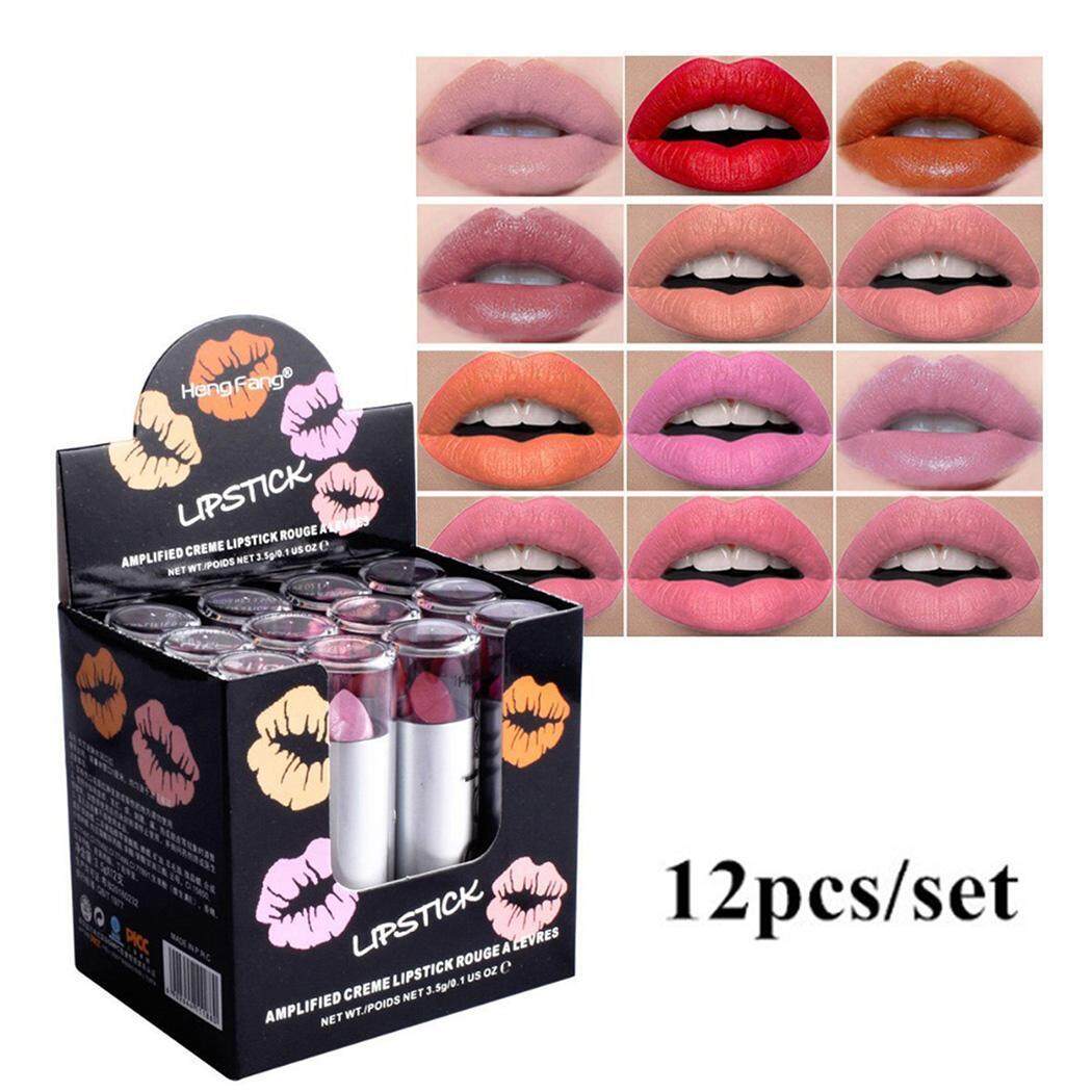 Terbaik Penjual Sunweb Baru Riasan Kosmetik Matte Tahan Lama Gaya Antik Lembut Krim Bibir Lipstick Lip Gloss-Intl