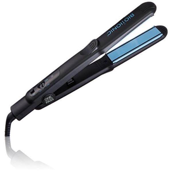 Bio Ionic Onepass Meluruskan Besi, 1 Inch, Hitam-Internasional
