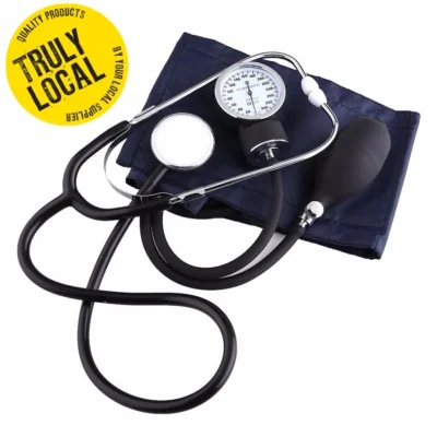 Blood Pressure Stethoscope Meter Home Aneroid Monitor Cuff Sphygmomanometer Set With Bag