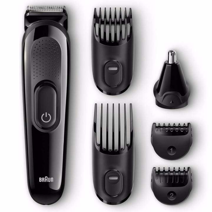 braun face and head trimming kit 6 in 1