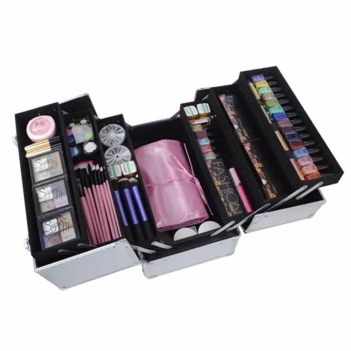 Corelle Large Lockable Cosmetic - Box Makeup Corelle Large Lockable Cosmetic - Box Makeup