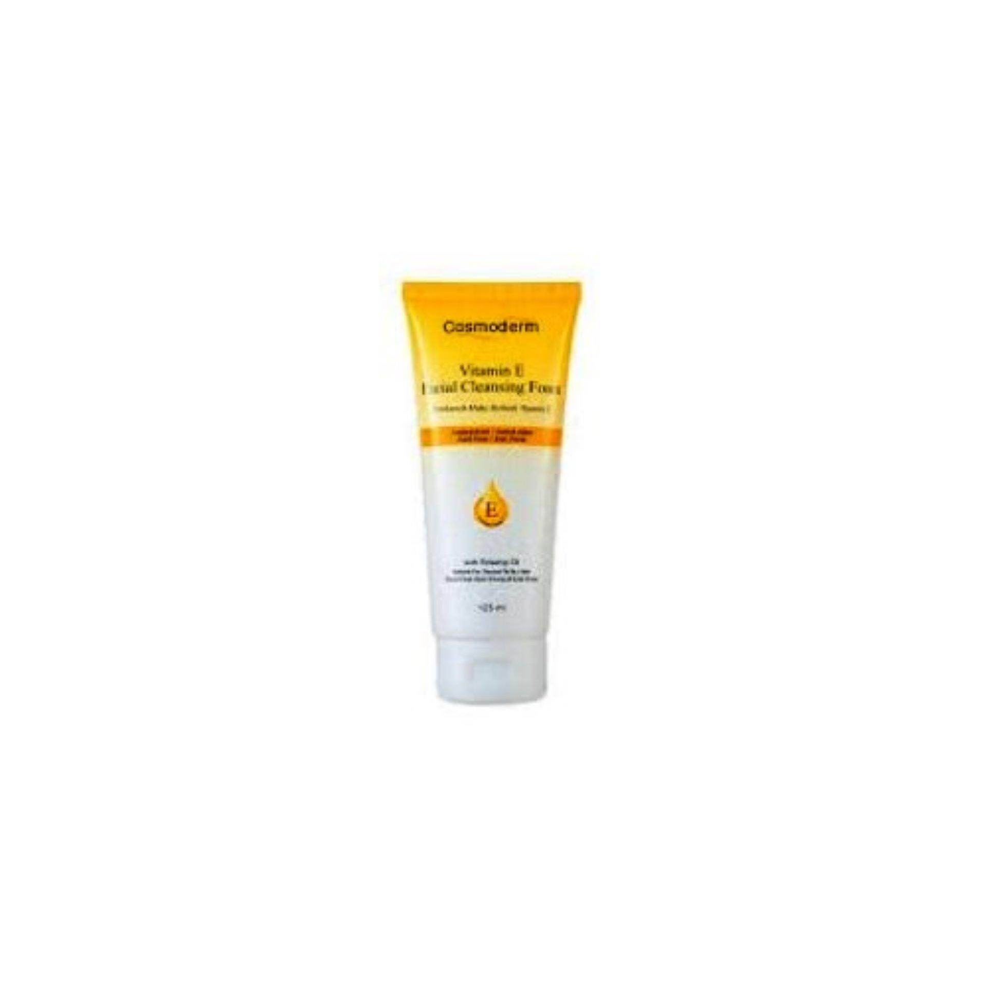 cosmoderm vitamin e facial cleansing foam