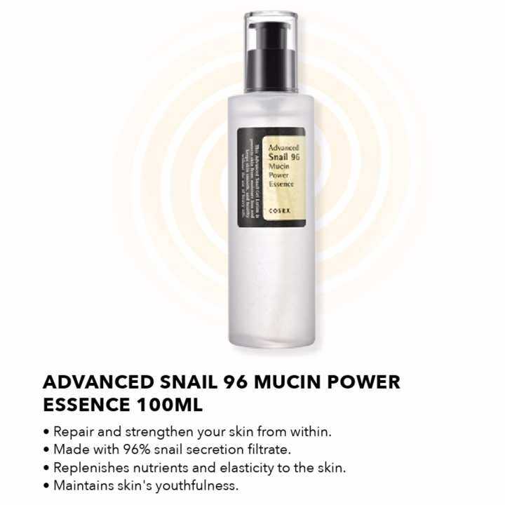 COSRX Advanced Snail 96 Mucin Power Essence - 100ml | Lazada