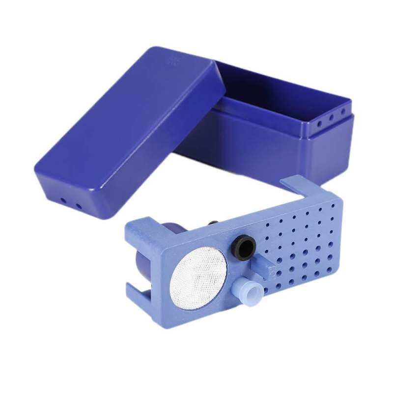 Dental Disinfection 72 Holes PP Autoclave Sterilizer Case High Speed Bur Files Holder Box For Oral Care Tool Random