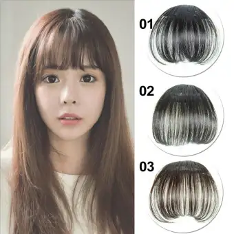 Fashion Women Air Thin Synthetic Hair Bangs Translucent Fake