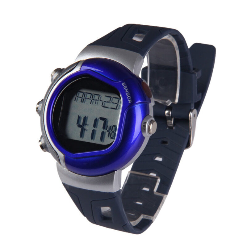 Healthy Sporty Heart Pulse Rate Monitor Calorie Counter Watch 009 Blue bán chạy