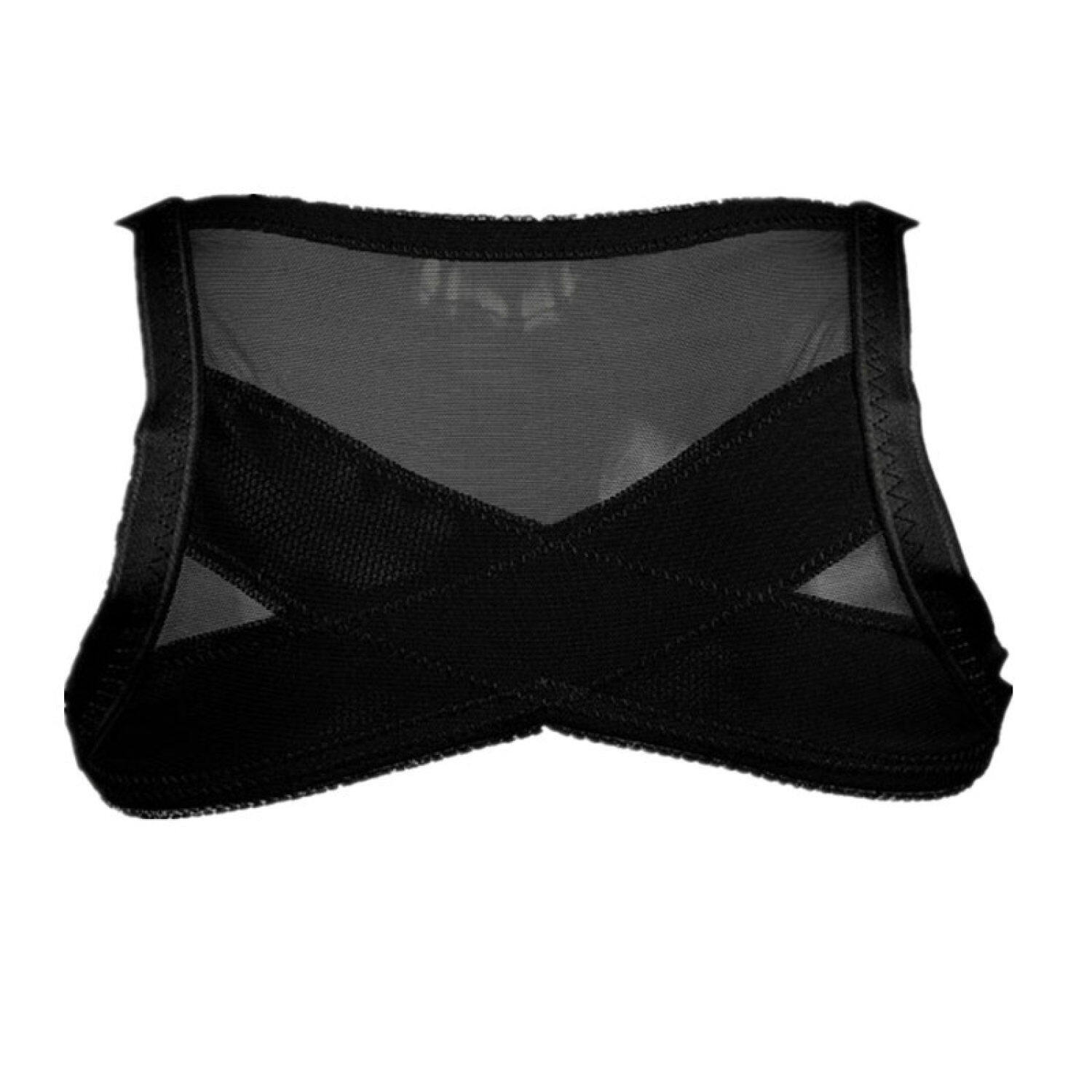 Seksi Dorong Hingga Beha Badan Shaper Payudara Belakang Penyangga (Hitam) L-Internasional