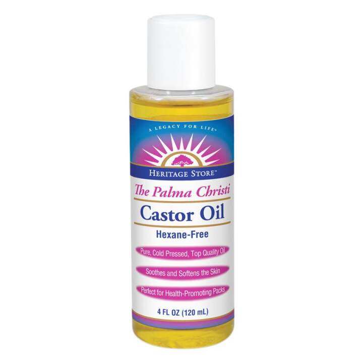Heritage Store 100% Pure Cold Pressed Castor Oil 120ml ...