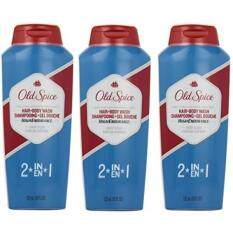 High Endurance 2 In 1 Hair and Body Wash Crisp Scent Men Body Wash by Old Spice, 18 Ounce (Pack of 3)