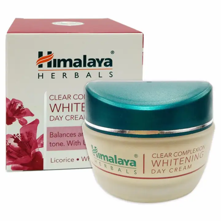 clear complexion whitening day cream himalaya
