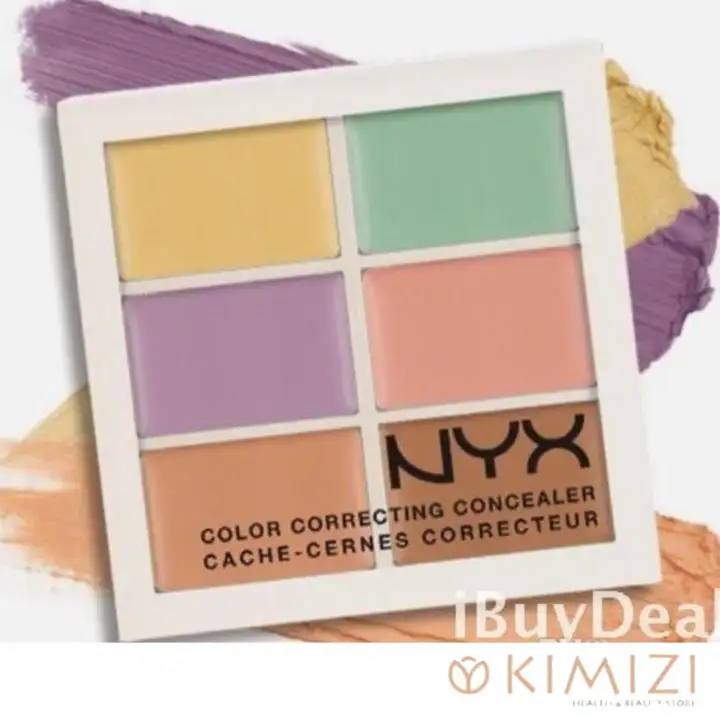 Kimizi Nyx Six Color Makeup Concealer Correct Contour Palette Green High Gloss Repair Concealer Eyeshow Makeup Eye Shadow From Alisky Lazada