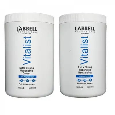 Labbell Vitalist Hair Rebonding Straightening Cream Extra Stong 1000ml