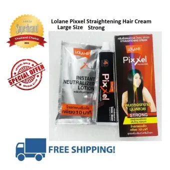 Lolane Pixxel Straightening Hair Cream Strong Large Size Lazada