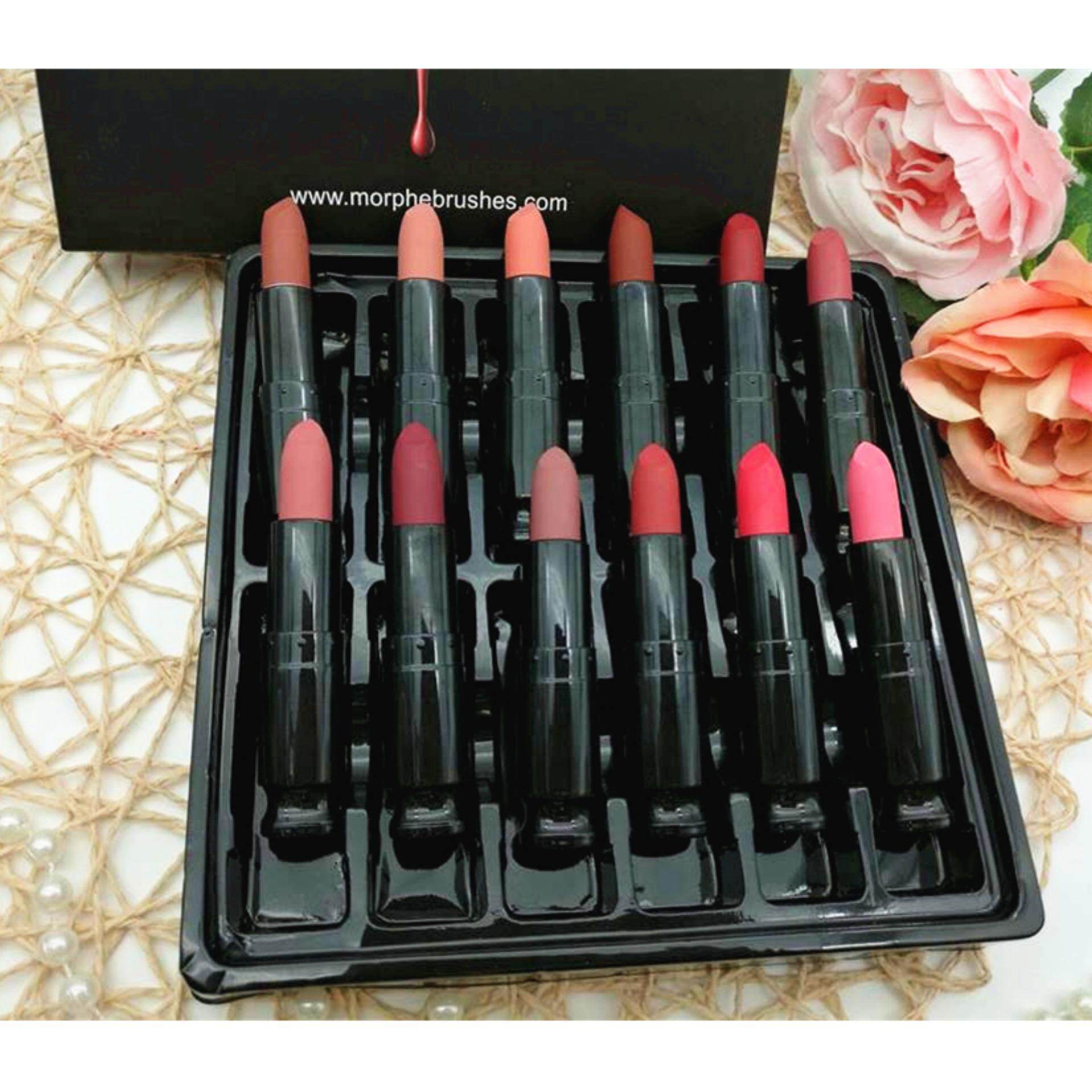 Morphe Matte Lipstick Set (12 Colors) lipstick
