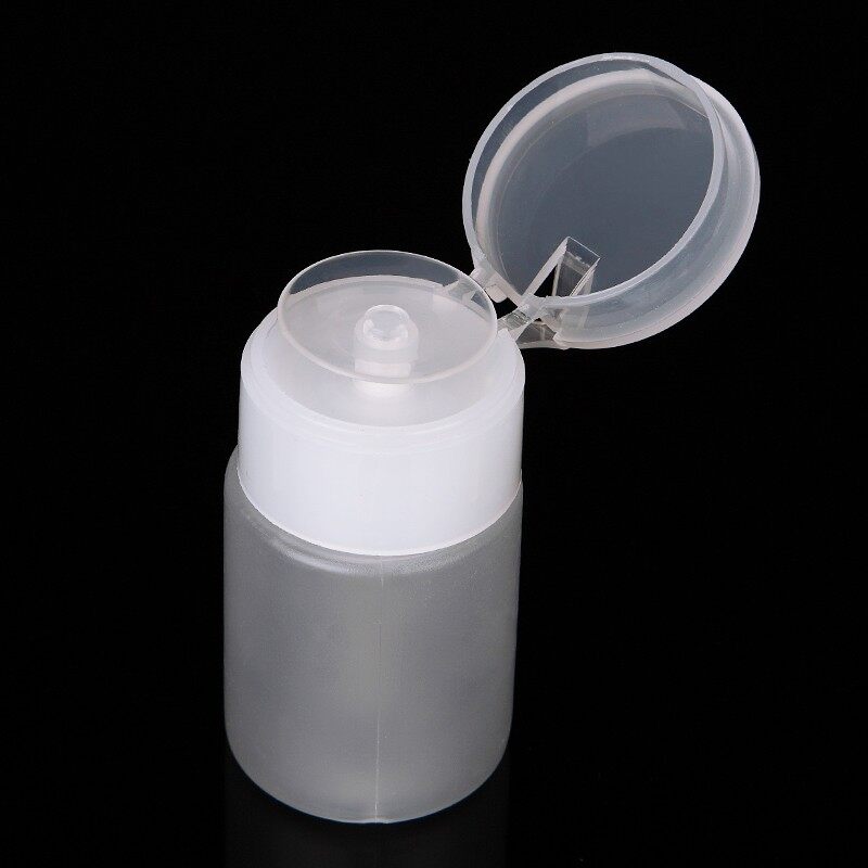 Nail Art Mini Botol Tekan Botol Kosong Akrilik Gel Penghilang Kutek Cleaner Cair Wadah Penyimpanan Tekanan Kecil Botol-Intl