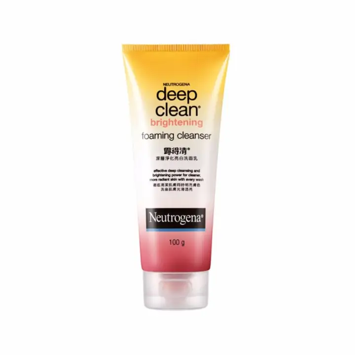 neutrogena brightening foaming cleanser