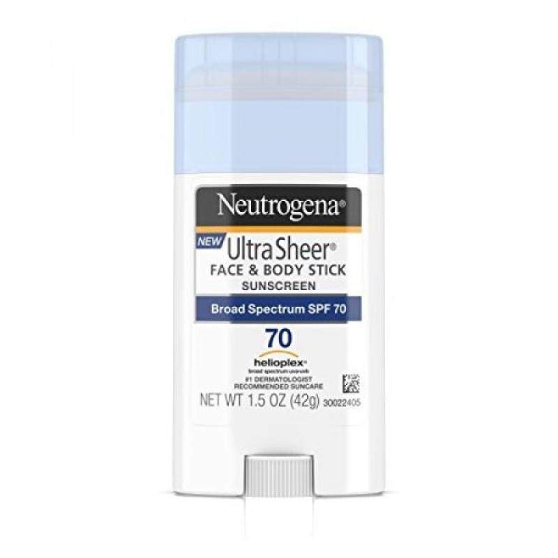 Buy Neutrogena Ultra Sheer Face & Body Stick Sunscreen Broad Spectrum Spf 70, 1.5 Oz. Singapore