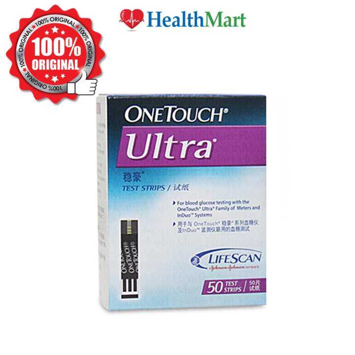 One Touch Ultra Test Strips 50's ( Expiry 03/2019) Lazada