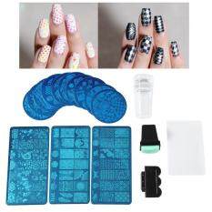 Shanyu Professional Nail Stamping Plates Set Flower Forest Image Plates Nail Art Stamper Scraper Sets Tools Philippines