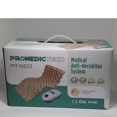 Promedictech Medical Anti-Bedsore Anti-Decubitus Air Mattress Ripple Mattress With Adjustable Compressor Pump Model MT-N533