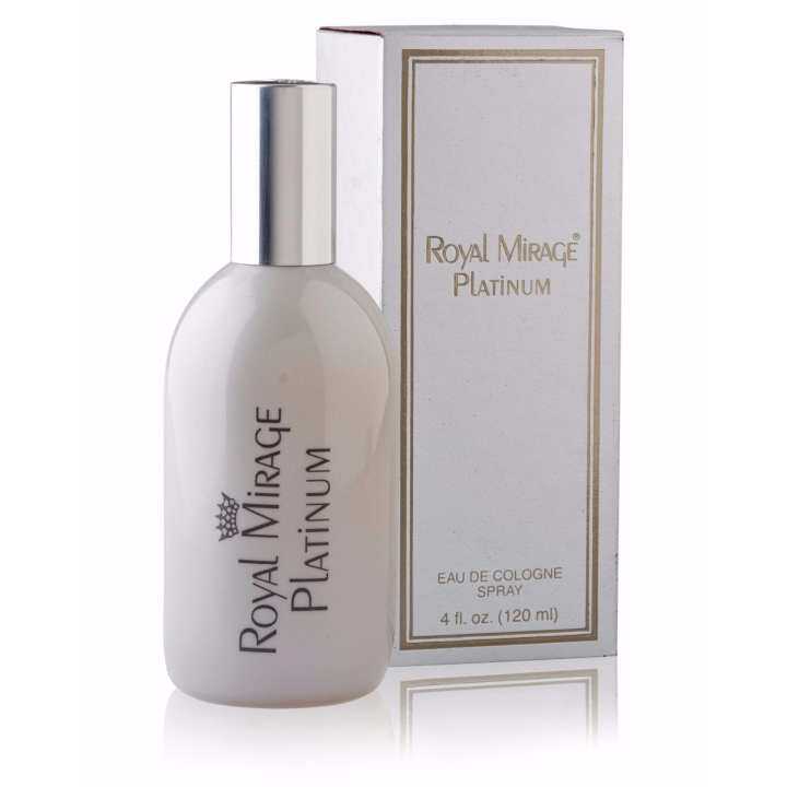Royal Mirage : Classic – “PLATINUM” Eau de Cologne Spray 120 ml (Emirates Manufacture)