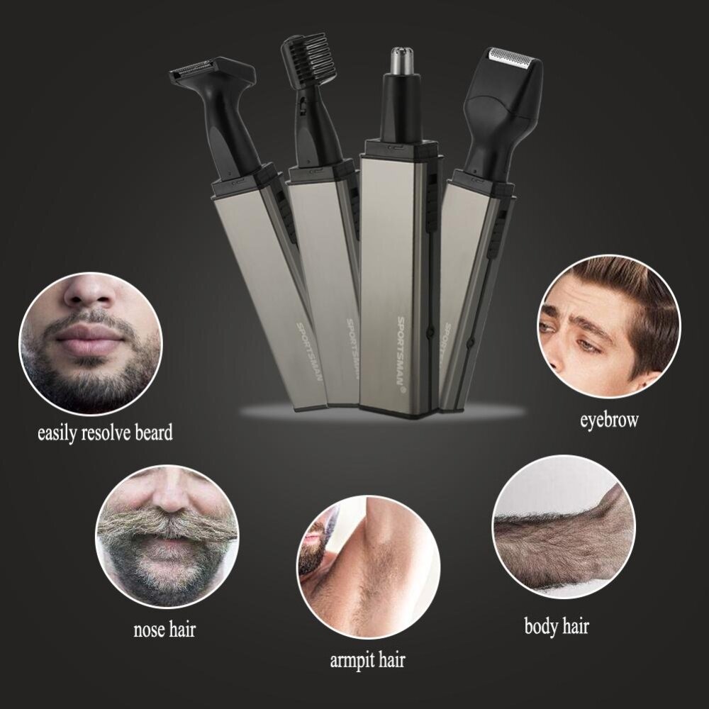 beard and nose hair trimmer