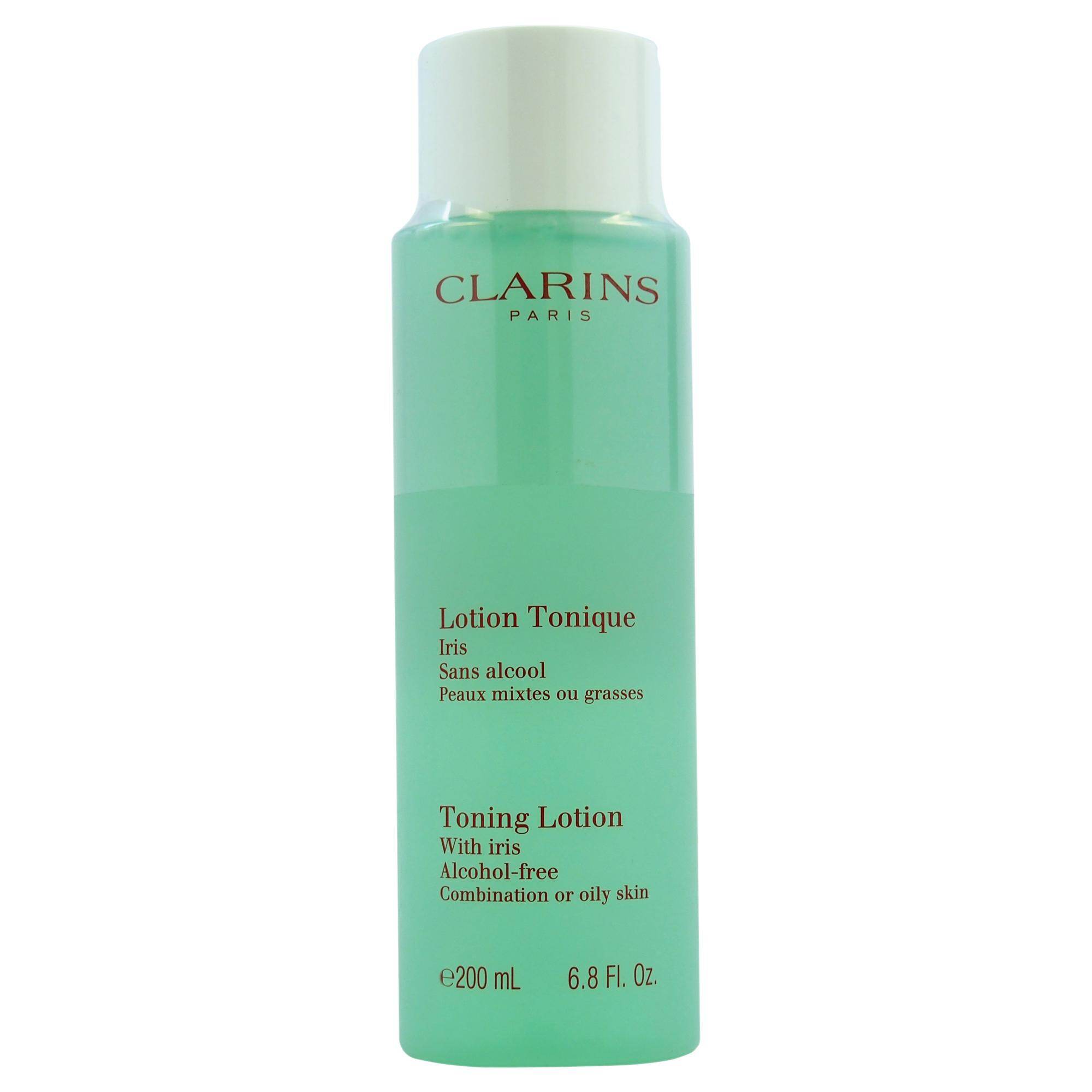 clarins toning lotion with iris