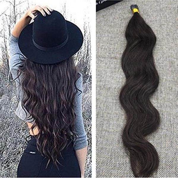 Ugeat 14 Inci 50 Gram 1G Per Helai Brazilian Remy Saya Tip Tongkat Ekstensi Rambut Manusia dengan Gaya Salon warna #2 Darkest Cokelat Rambut Manusia I-tip-Internasional
