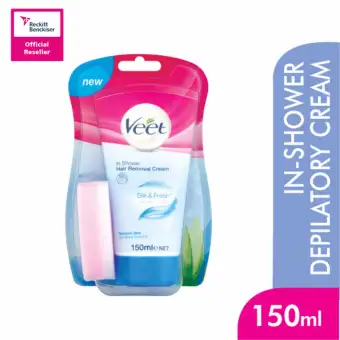 12 12 Mega Offer Veet Hair Removal In Shower Dry Sensitive 150g