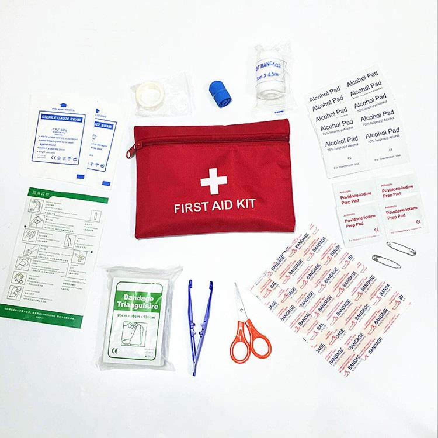 Niceeshop P3k 29 Buah Trauma Yang Ringan Dan Tahan Lama Medical Kit Anti Air Mini Luar Ruangan Perjalanan Mobil Pertama Bantuan Perlengkapan Rumah Kecil Kotak Medis Emergency