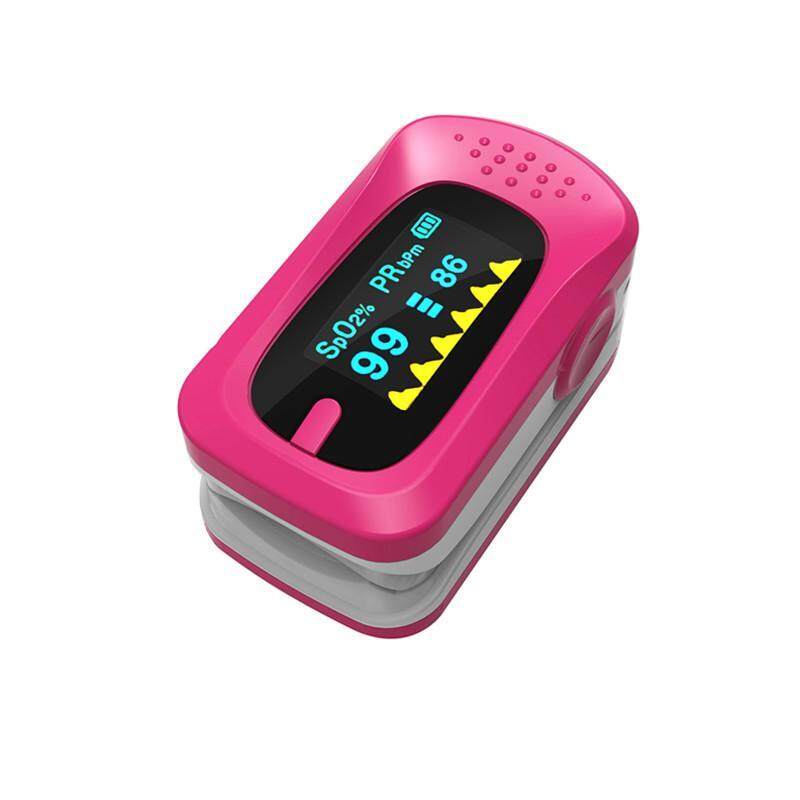 With Case Finger Pulse Oximeter SpO2 Blood Oxygen PR Heart Rate Oxymeter Monitor bán chạy