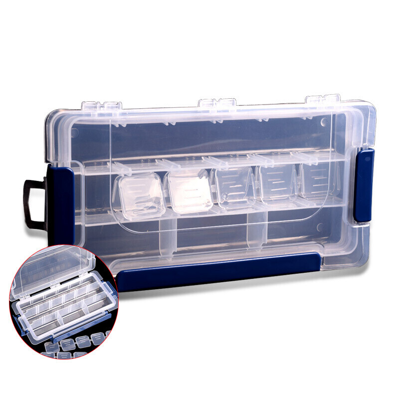 Blesiya Portable Plastic Tool Box Parts Box Storage Components Box