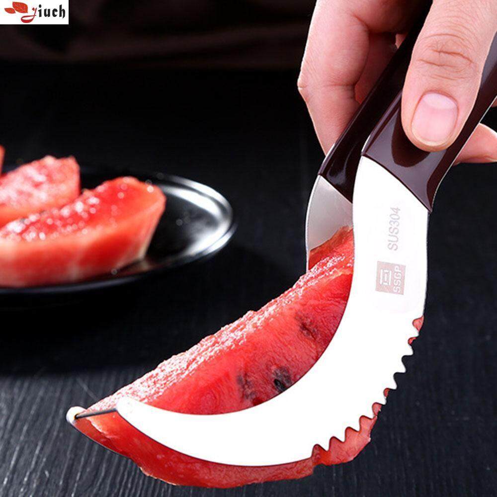 Jiuch Summer Cut Melon Must! Stainless Steel Dust Cutting Meat Machine Fruit Splitter Thickened Watermelon Slicer Fast Cutting Kitchen Gadget By Jiuch