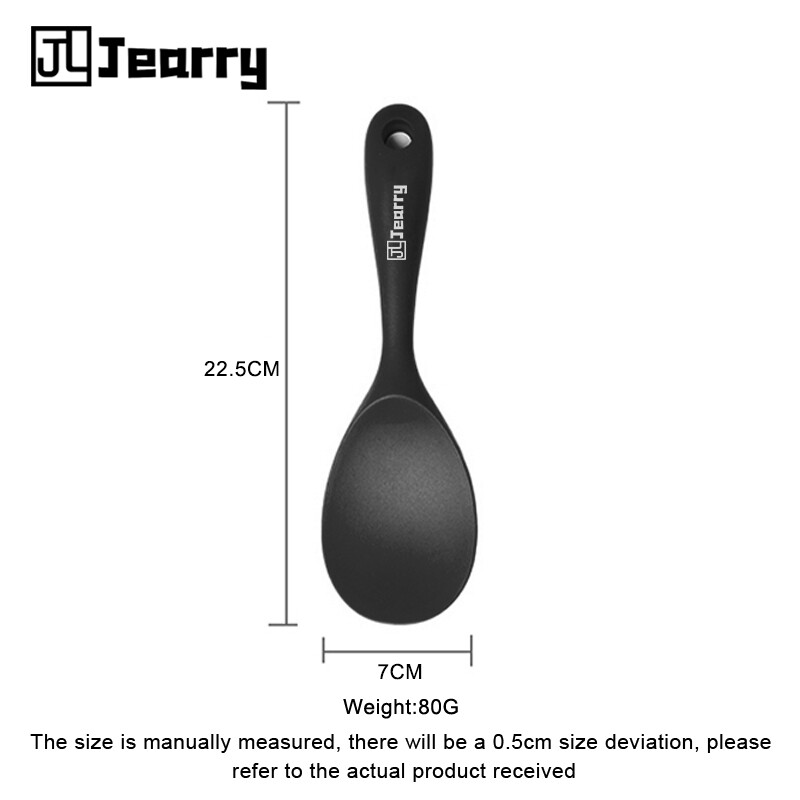 Jearry Muỗng cơm Silicone muỗng ăn Chất Lượng Cao gạo lức chảo thức ăn chịu nhiệt loại dụng cụ nhà bếp Silicone