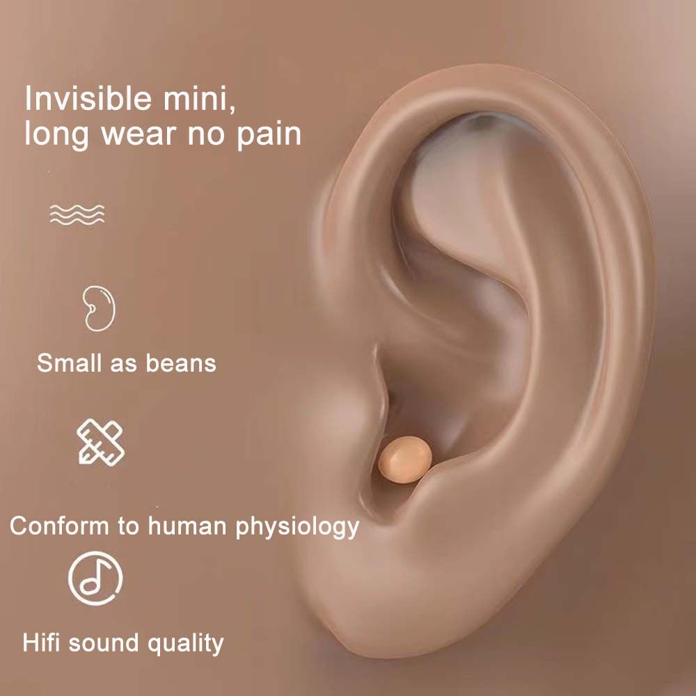 Tai Nghe Bluetooth Mini TWS Không Dây V5.2 Tai Nghe Nhét Tai Giảm Tiếng Ồn Tai Nghe Nhét Tai Tai Nghe Stereo Có Đế Sạc