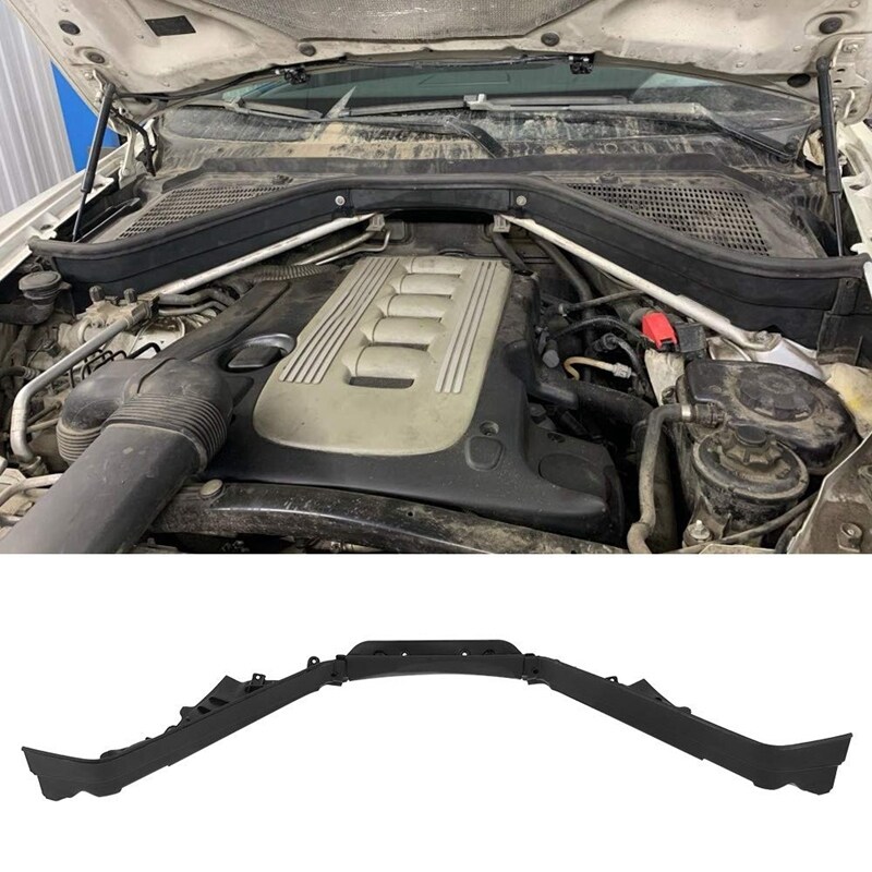 3Pcs Engine Upper Compartment Partition Bulkhead Panel Kit for BMW X5 E70 X6 E71 E72 51717169419 51717169420 51717169421