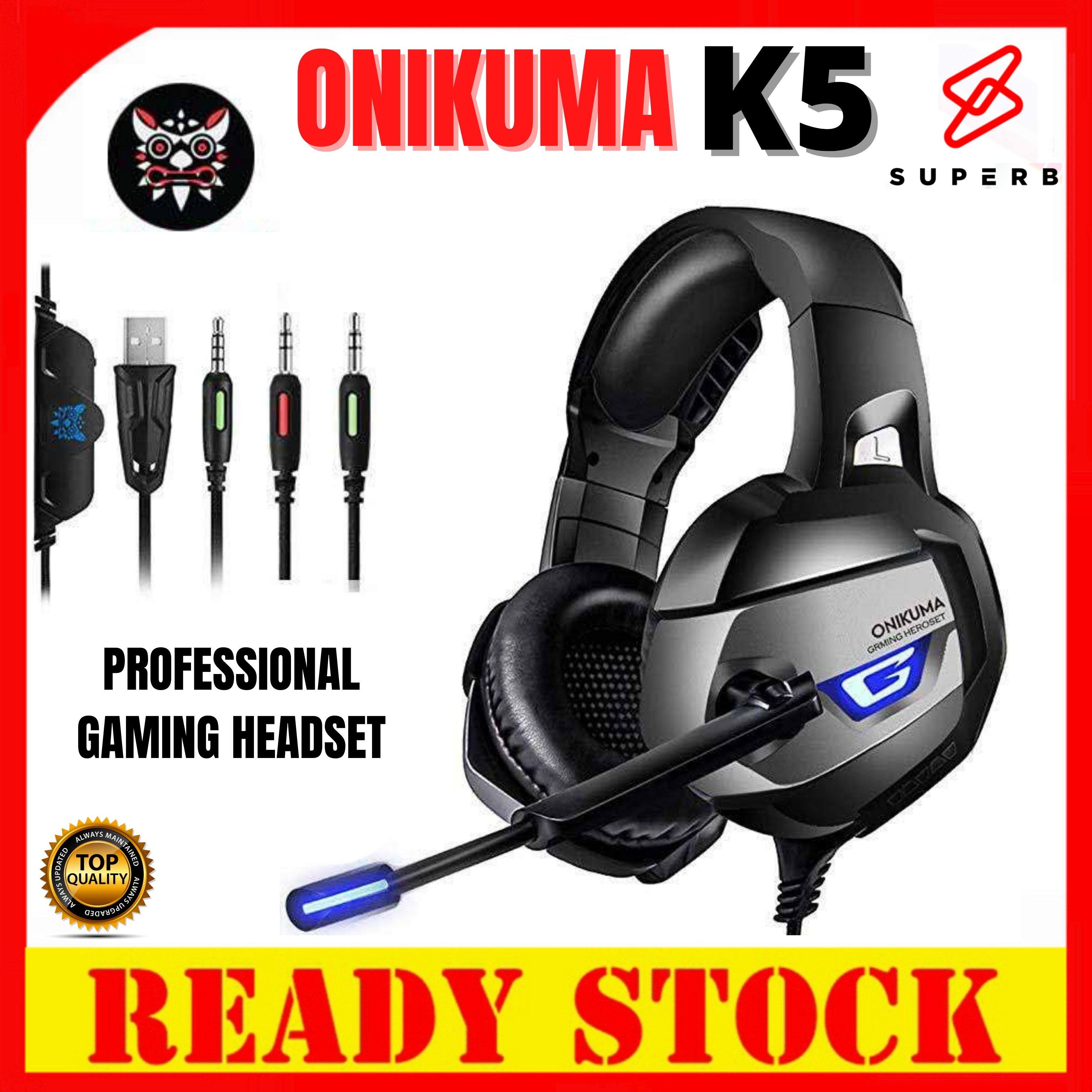 gaming headset noise cancelling headphones ps4 pc xbox k5