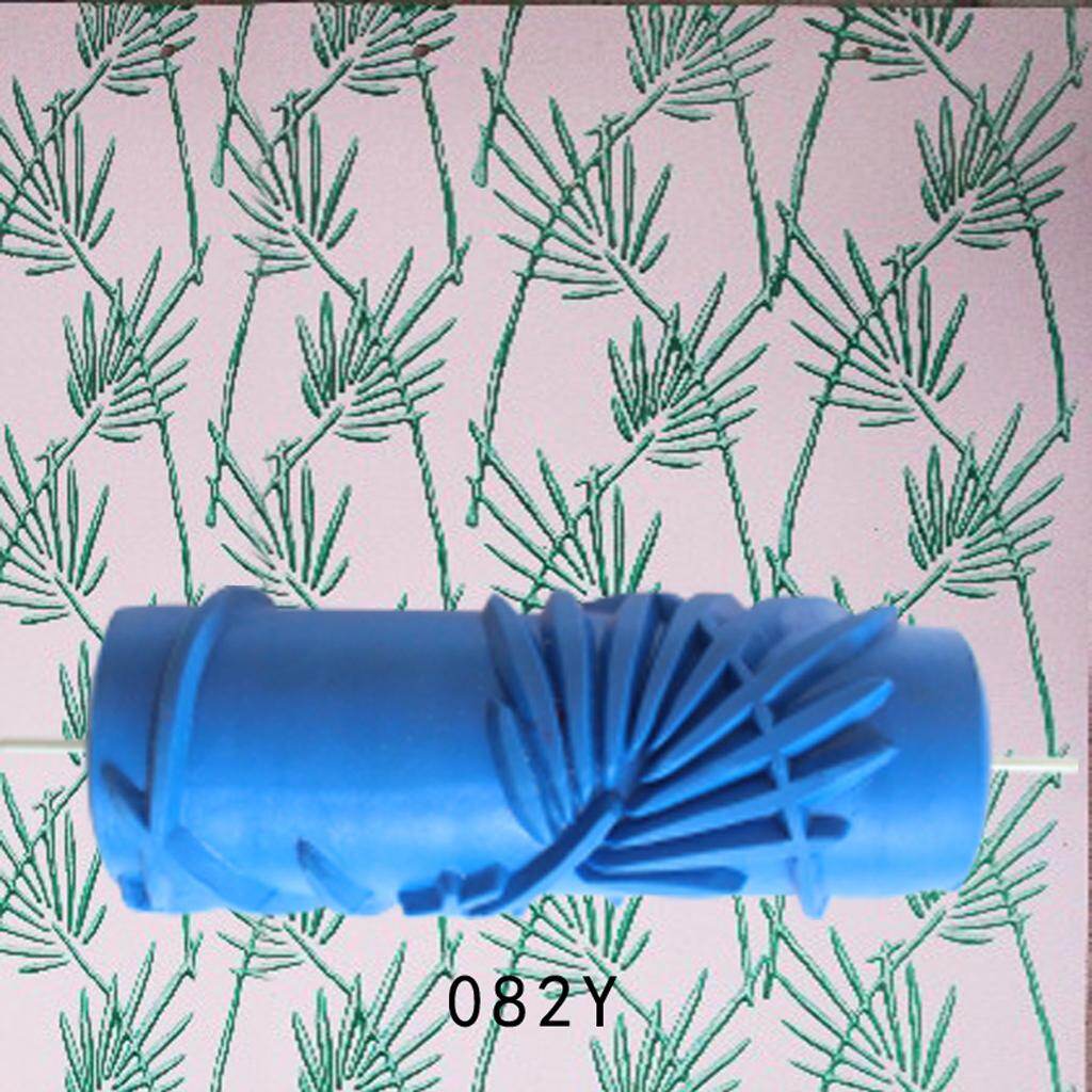 Blesiya 5'' Rubber Empaistic Pattern DIY Wall Decoration Painting Paint Roller Tool