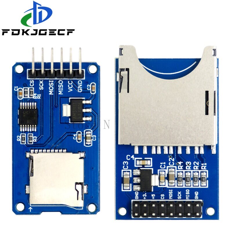 Bảng mở rộng lưu trữ Micro SD Micro SD thẻ TF mô-đun Shield Bộ nhớ SPI cho Arduino