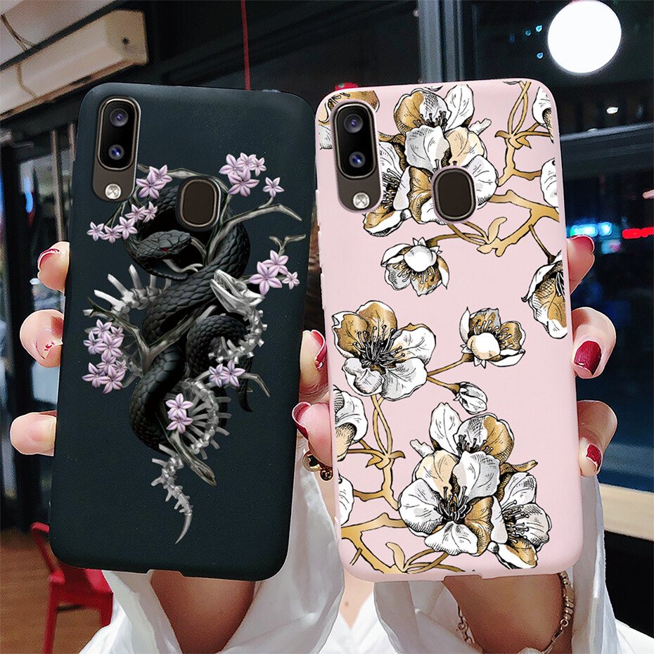 For samsung galaxy a20 a30 case cool dragon snake soft silicone cover for samsung a20 a30 casing 6.4''