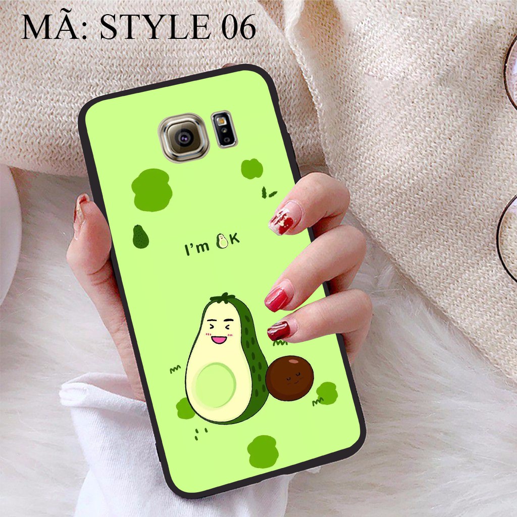 Ốp lưng Samsung S6 viền dẻo TPU BST Phong cách