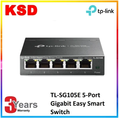 TP-Link TL-SG105E/ TL-SG108 / SG108 / TL SG108 8-Port 10/100/1000Mbps Desktop Switch