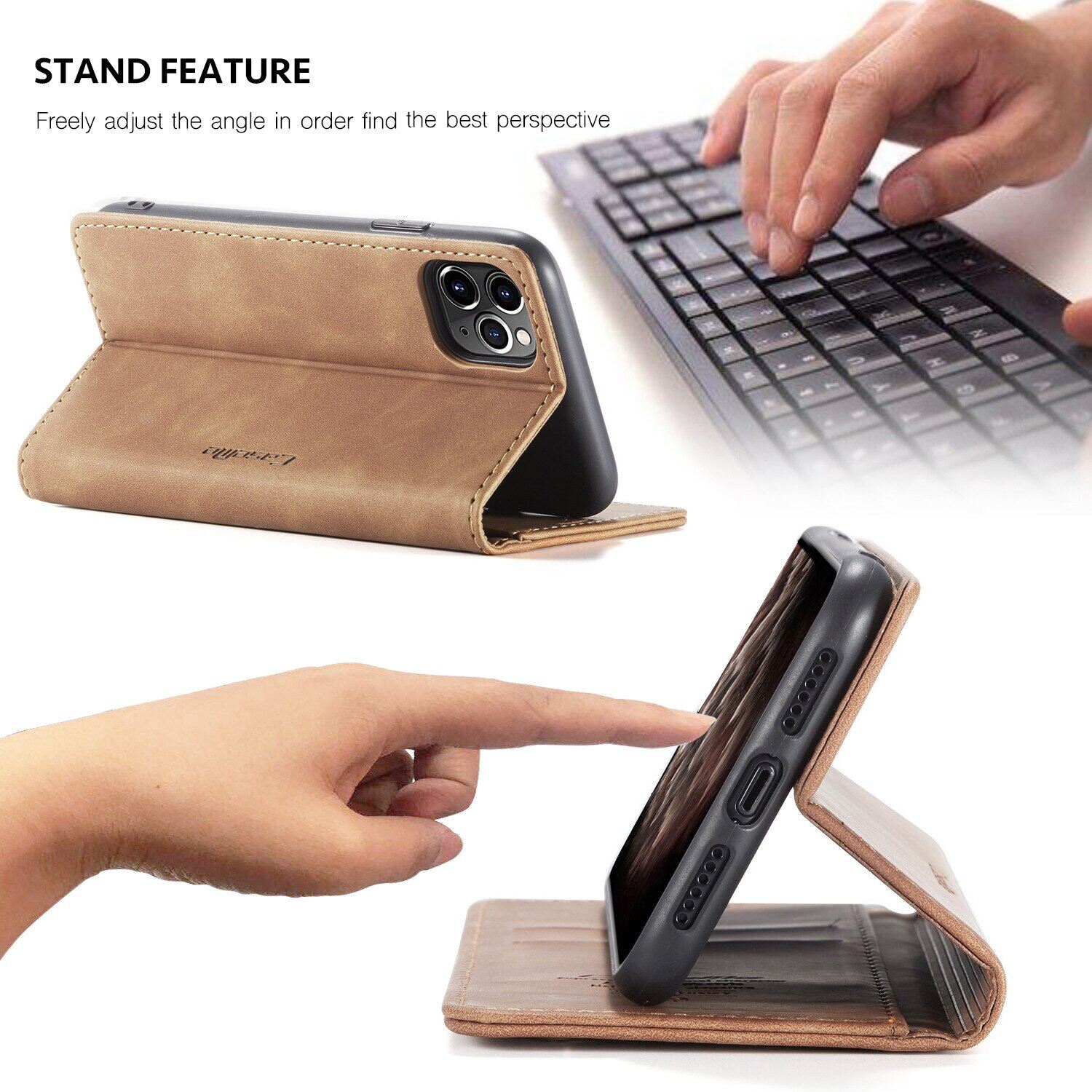 CaseMe Iphone12 iPhone 12 Mini/iPhone 12 2020 /iPhone 12 Pro /iPhone 12 Pro Max/iPhone 11 /iPhone 11 Pro /iPhone 11Pro Max Case, Premium PU Leather Wallet Protective Phone Case for iphone iPhone 12 2020 case iphone iPhone 11 2019