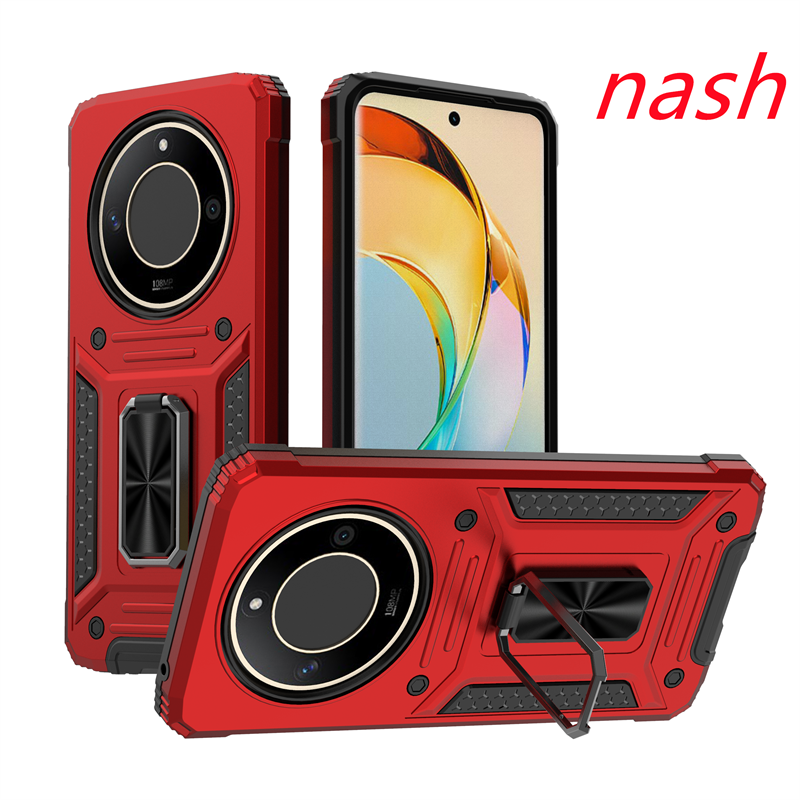 Casing for Honor X50 GT Honor X9b Honor X50i Honor X40 phone accessory Camera lens protection Non stick fingerprint Luxury Skin-friendly ring bracket Shockproof Phone Case