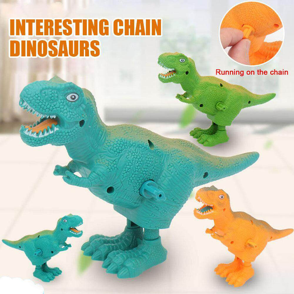 Novelty Dinosaur Wind Up Toys Clockwork Walking Kids Classic Educational Toy for Boy Kids Gift
