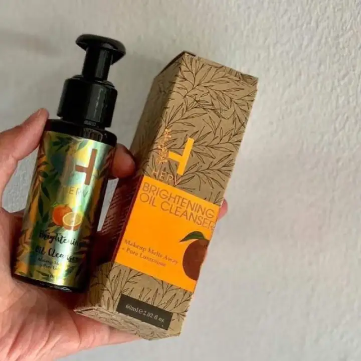 brightening oil cleanser