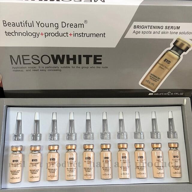 10 Vials Cream Glow Essence Foundation Kit Skin Treatment Cream Serum For Anti-Aging Lifting Firming Skin Care